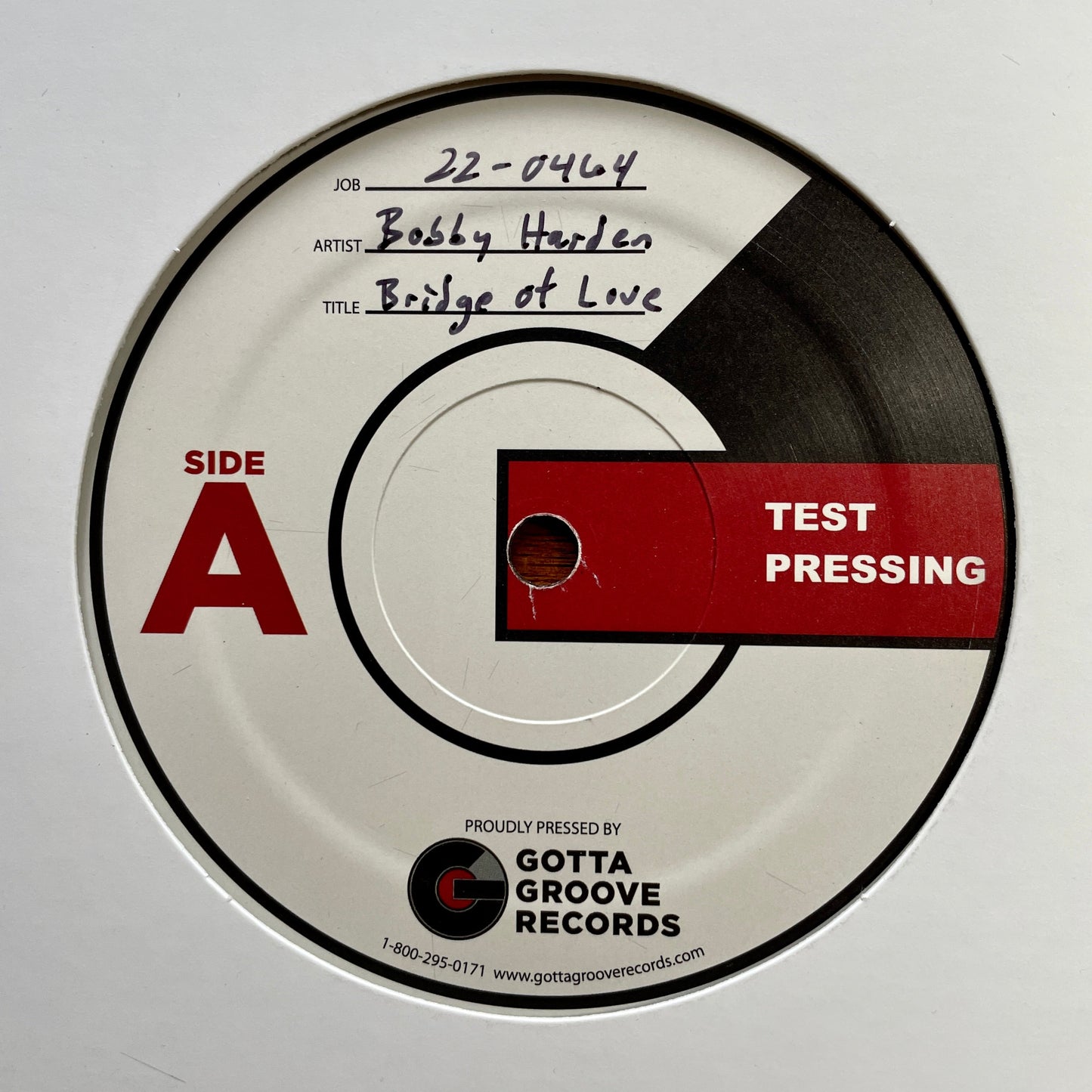 Bobby Harden & The Soulful Saints "Bridge of Love" [Vinyl Test Pressing]