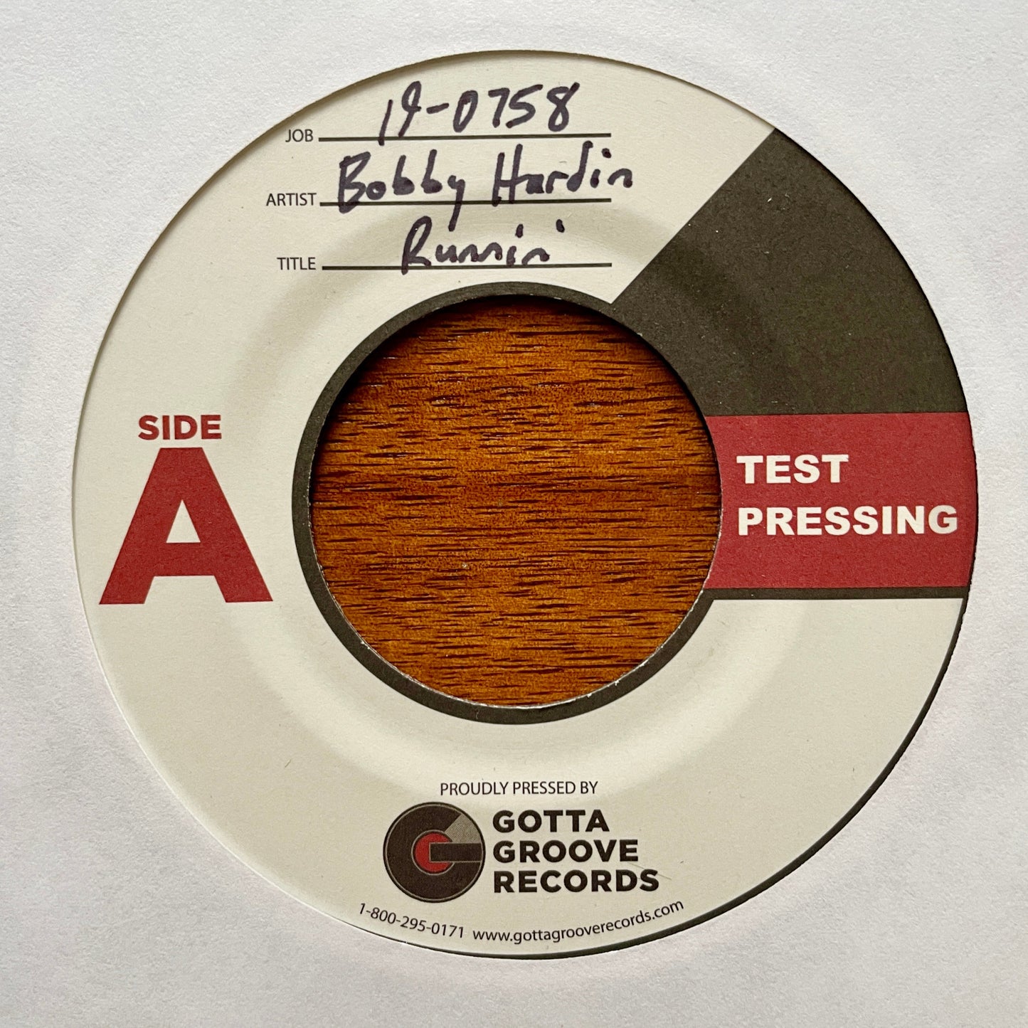 Bobby Harden & The Soulful Saints "Runnin' (To Get to Your Love)" [Vinyl Test Pressing]